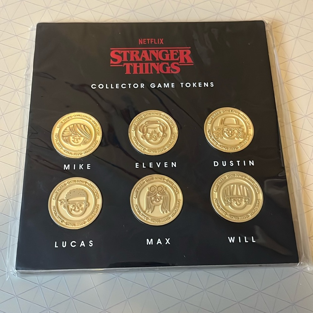 Stranger Things Collector Game Tokens